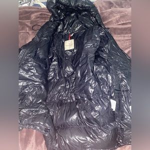 mens navy blue moncler coat